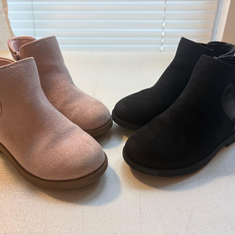 Jumping Beans Kids Boots - Pink and Black